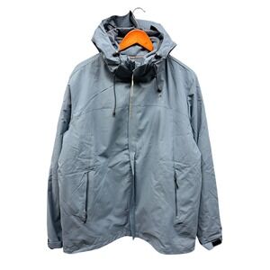 Camel Crown 3 in 1 Ski Jacket Hooded Winter Coat Mens L Blue Gray NWT Outdoor